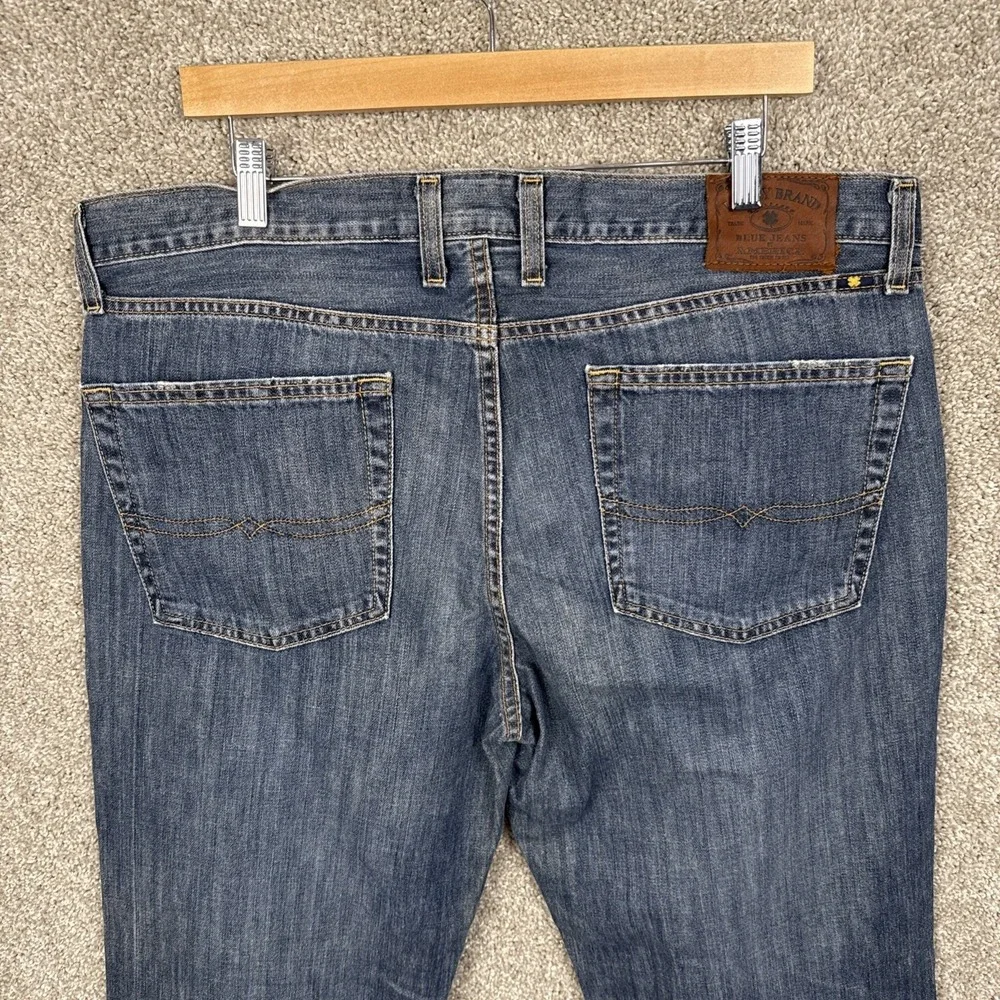 Lucky Brand‎ Mens Blue Straight Leg Denim Jeans 36x30 Medium Wash Classic Fit